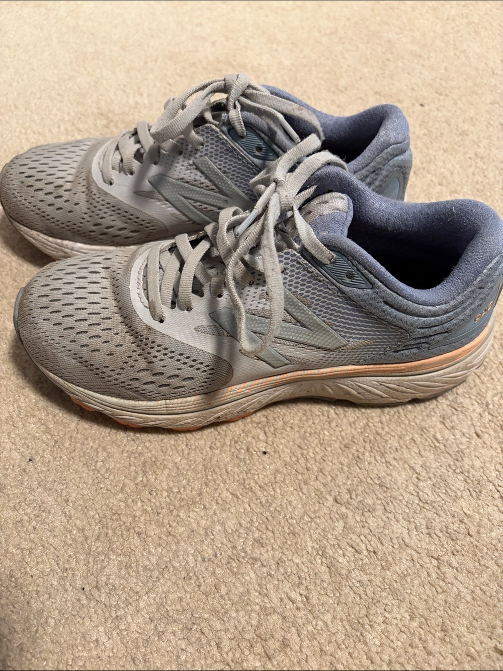 New Balance Light Gray Women's Running Shoes